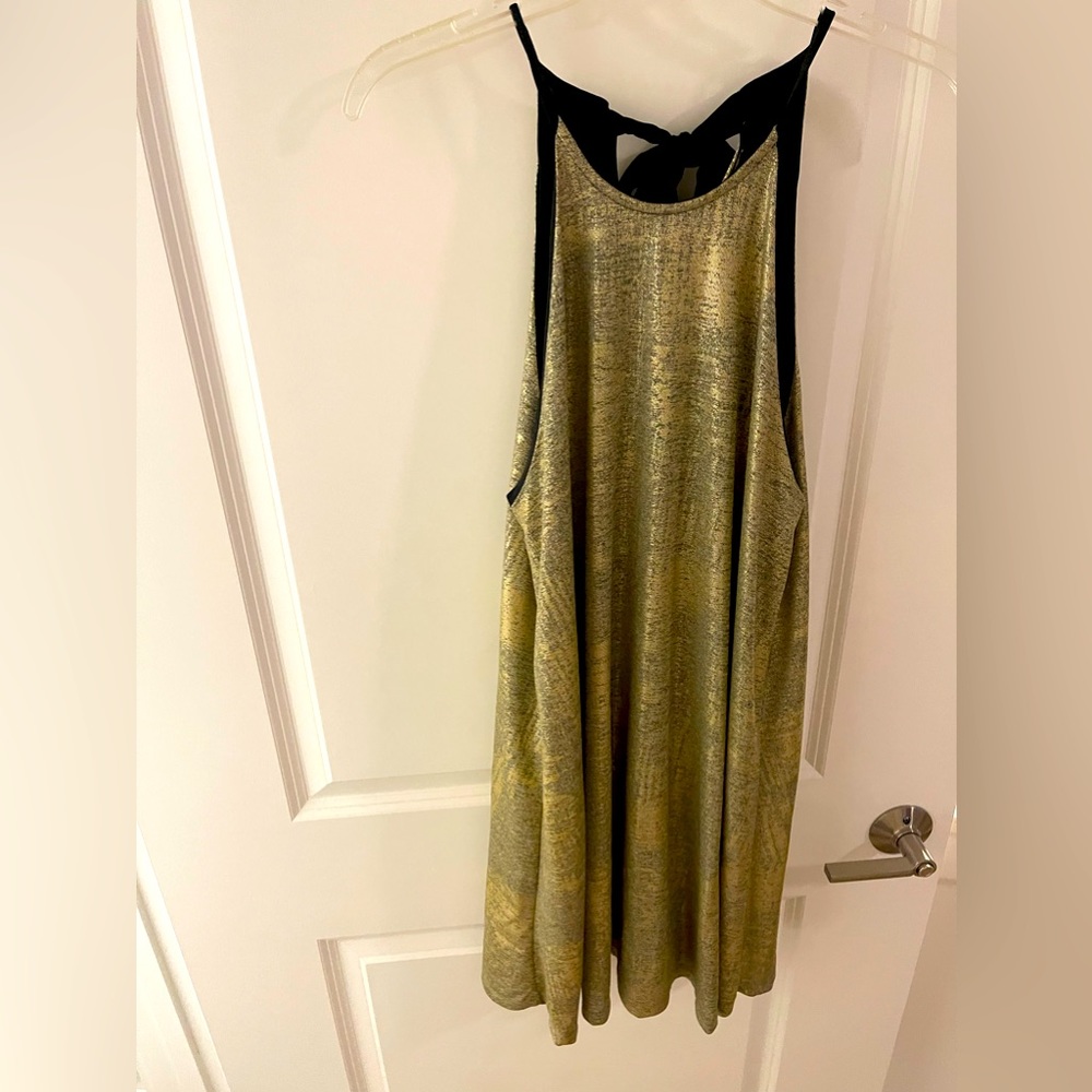 Metallic Swing Dress Perfect for New Years!